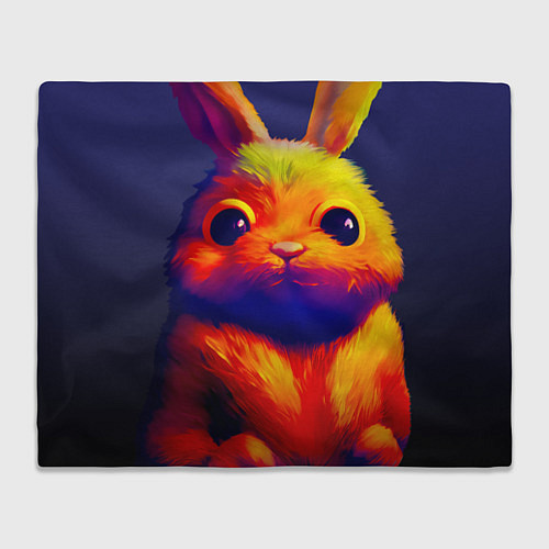Плед Арт кролика / 3D-Велсофт – фото 1