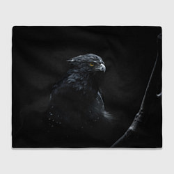 Плед флисовый Тёмный орёл, цвет: 3D-велсофт
