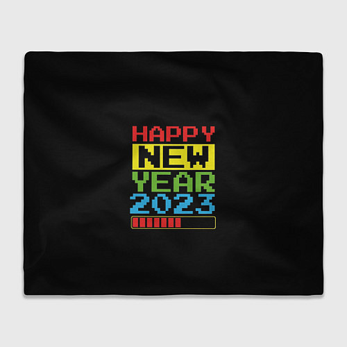 Плед Новый год 2023 загрузка / 3D-Велсофт – фото 1