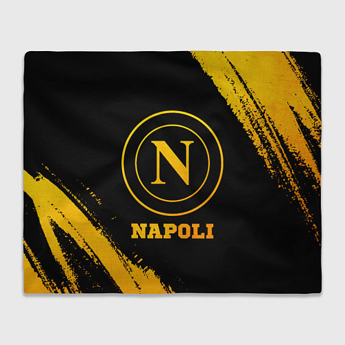 Плед Napoli - gold gradient / 3D-Велсофт – фото 1