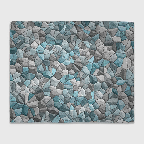 Плед Мозаика из цветных камней / 3D-Велсофт – фото 1