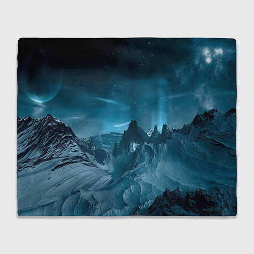 Плед Снежные горные вершины / 3D-Велсофт – фото 1