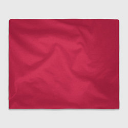 Плед флисовый Viva magenta pantone textile cotton, цвет: 3D-велсофт