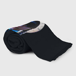 Плед флисовый Уэнсдэй с рукой во мраке, цвет: 3D-велсофт — фото 2