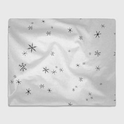 Плед флисовый Идёт снег, цвет: 3D-велсофт