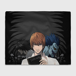 Плед флисовый Death note, цвет: 3D-велсофт