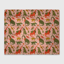 Плед Dinosaurs with gifts