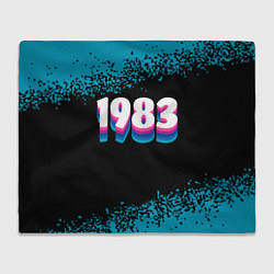 Плед Made in 1983: vintage art