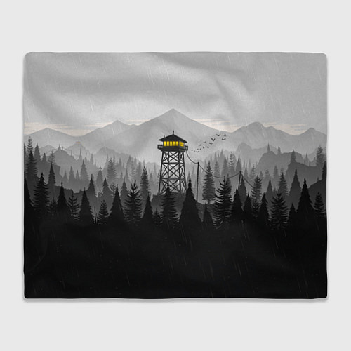 Плед Firewatch дождь / 3D-Велсофт – фото 1