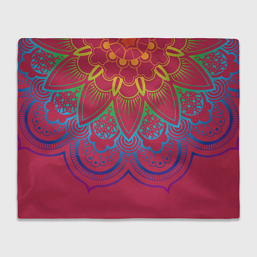 Плед Viva magenta mandala / 3D-Велсофт – фото 1