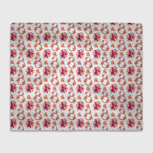 Плед 8 марта праздничные цветы / 3D-Велсофт – фото 1