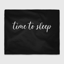 Плед флисовый Sleep time, цвет: 3D-велсофт