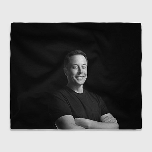 Плед Илон Маск, портрет / 3D-Велсофт – фото 1