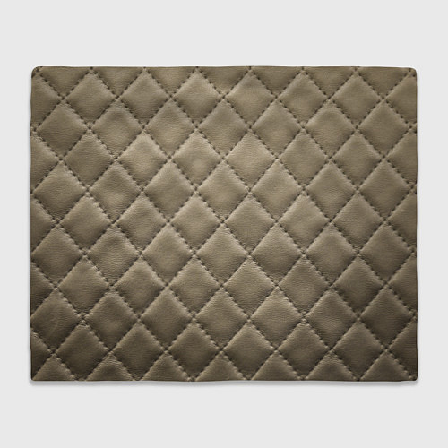 Плед Стёганая кожа - fashion texture / 3D-Велсофт – фото 1