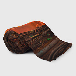 Плед флисовый Doom врата ада, цвет: 3D-велсофт — фото 2