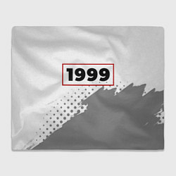 Плед 1999 - в красной рамке на светлом