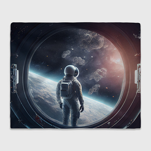 Плед Одиночество в космосе / 3D-Велсофт – фото 1