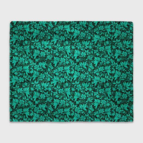 Плед Colorful floral pattern / 3D-Велсофт – фото 1