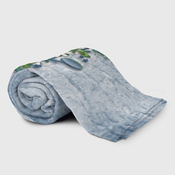 Плед флисовый Синицы на ветке, цвет: 3D-велсофт — фото 2