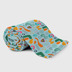 Плед флисовый Geometric pattern, цвет: 3D-велсофт — фото 2