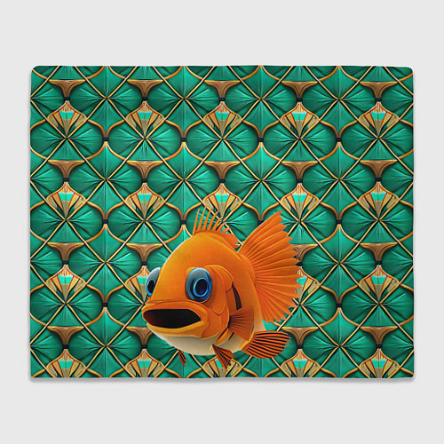 Плед Сказочная золотая рыбка / 3D-Велсофт – фото 1