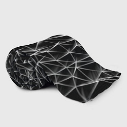 Плед флисовый Черно белые нервы, цвет: 3D-велсофт — фото 2