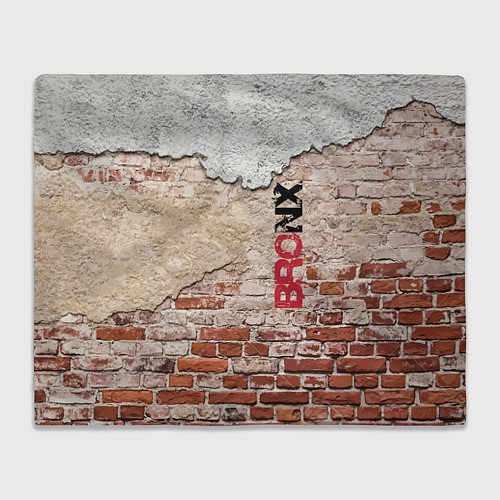 Плед Старая кирпичная стена - Бронкс / 3D-Велсофт – фото 1