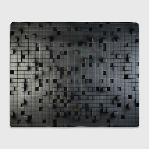 Плед Digital pixel black / 3D-Велсофт – фото 1