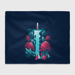 Плед флисовый Hyper Light Drifter, цвет: 3D-велсофт