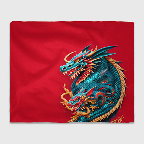 Плед Japanese dragon - irezumi / 3D-Велсофт – фото 1