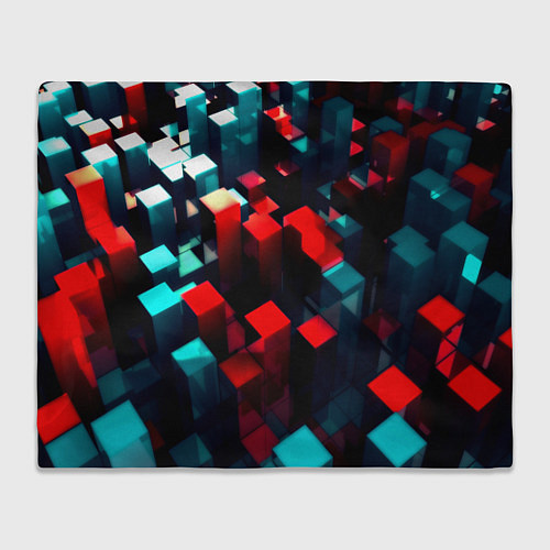 Плед Digital abstract cube / 3D-Велсофт – фото 1