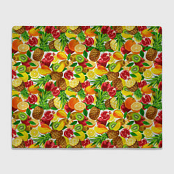 Плед флисовый Fruit abundance, цвет: 3D-велсофт