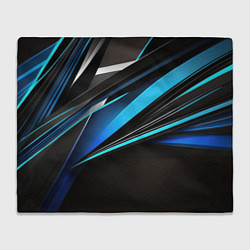 Плед флисовый Dark geometry, цвет: 3D-велсофт