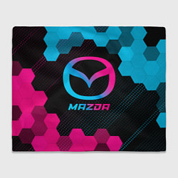 Плед Mazda - neon gradient