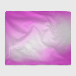 Плед флисовый Градиент розовый, цвет: 3D-велсофт