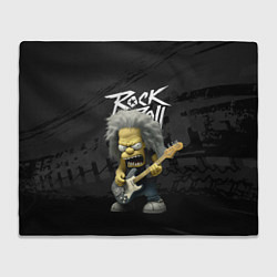 Плед Rock and Roll Simpsons