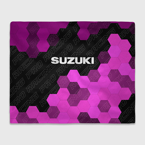 Плед Suzuki pro racing: символ сверху / 3D-Велсофт – фото 1