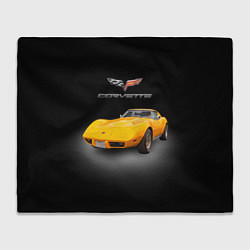 Плед Американский спорткар Chevrolet Corvette Stingray