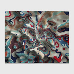 Плед флисовый Сгусток красок, цвет: 3D-велсофт