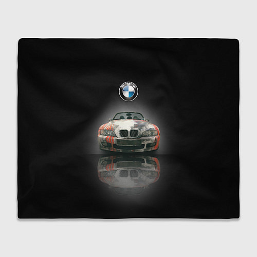 Плед Немецкий люксовый кабриолет BMW Z4 / 3D-Велсофт – фото 1