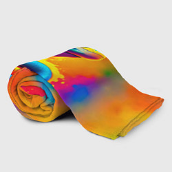 Плед флисовый Змейка в красках, цвет: 3D-велсофт — фото 2