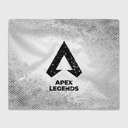 Плед флисовый Apex Legends с потертостями на светлом фоне, цвет: 3D-велсофт