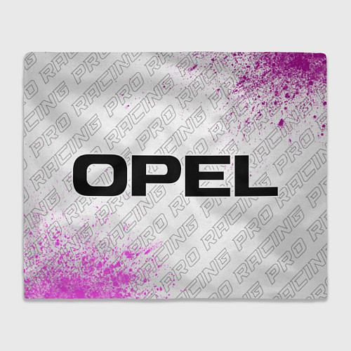 Плед Opel pro racing: надпись и символ / 3D-Велсофт – фото 1