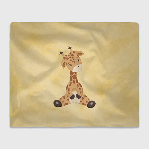 Плед Малыш жираф / 3D-Велсофт – фото 1