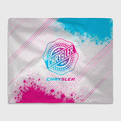 Плед Chrysler neon gradient style