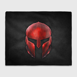 Плед флисовый Red Gladiator, цвет: 3D-велсофт