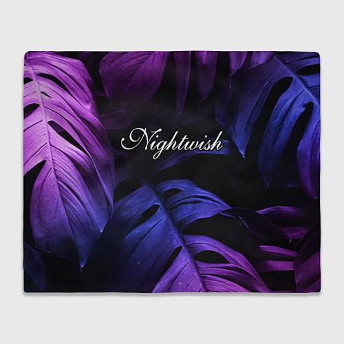 Плед Nightwish neon monstera / 3D-Велсофт – фото 1