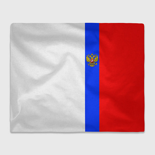 Плед Цвета России - герб / 3D-Велсофт – фото 1
