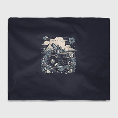 Плед Farming Simulator - Поля да горы / 3D-Велсофт – фото 1