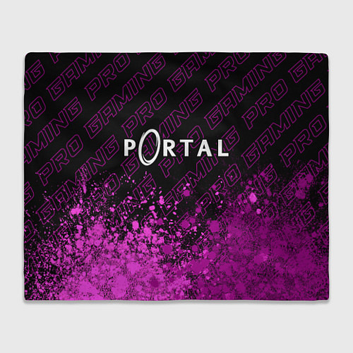 Плед Portal pro gaming: символ сверху / 3D-Велсофт – фото 1